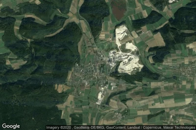 Vue aérienne de Allmendingen