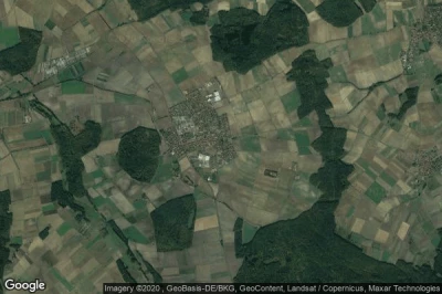 Vue aérienne de Grettstadt