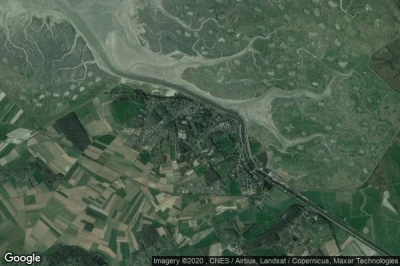 Vue aérienne de Saint-Valery-sur-Somme