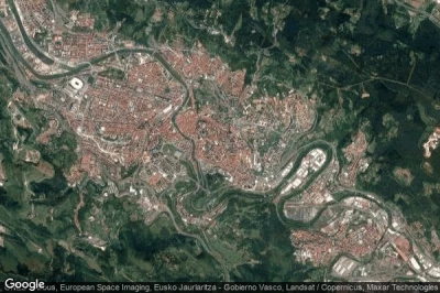 Vue aérienne de Santutxu