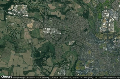Vue aérienne de Bowthorpe