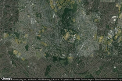 Vue aérienne de Crystal Palace