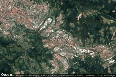 Vue aérienne de Basauri