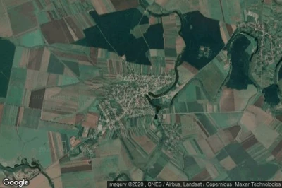 Vue aérienne de Draganesti-Vlasca