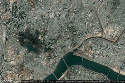 Vue aérienne de Kŭmhosamga-dong