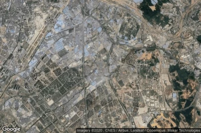 Vue aérienne de Xiaobanqiao
