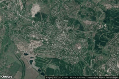 Vue aérienne de Teplogorsk