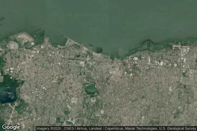 Vue aérienne de Barrio Santo Domingo