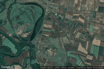 Vue aérienne de Tiszanagyfalu