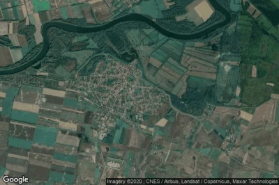 Vue aérienne de Borbélytanya