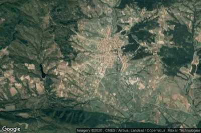 Vue aérienne de Strelcha