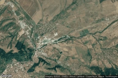 Vue aérienne de Obshtina Dupnitsa