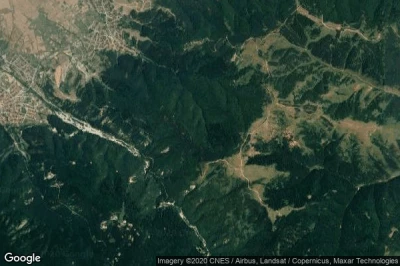 Vue aérienne de Obshtina Sapareva Banya
