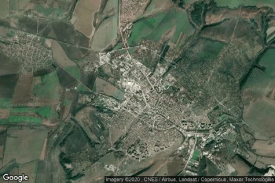 Vue aérienne de Obshtina Razgrad
