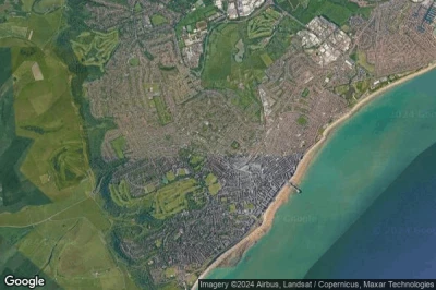 Vue aérienne de Eastbourne District