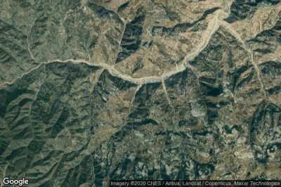 Vue aérienne de Wangba