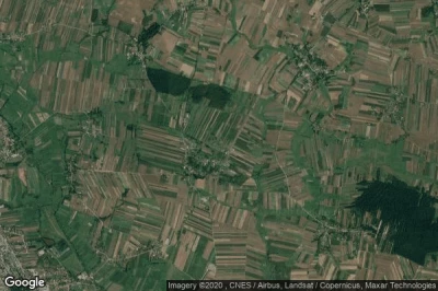 Vue aérienne de Powiat kazimierski