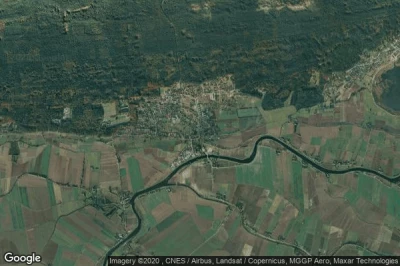 Vue aérienne de Sztutowo