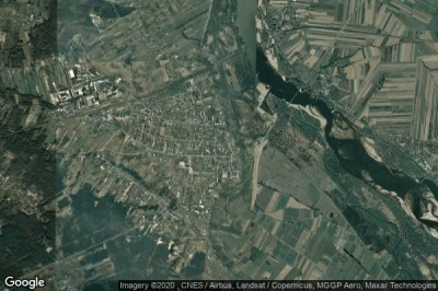 Vue aérienne de Stefanów