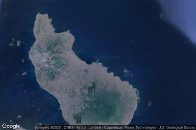 Vue aérienne de Sint Eustatius