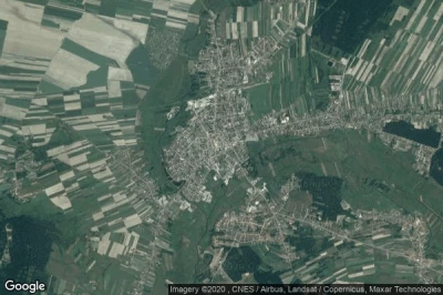 Vue aérienne de Lubaczow