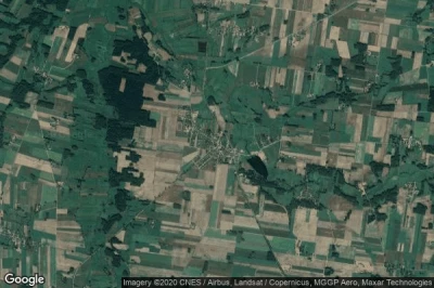 Vue aérienne de Korycin