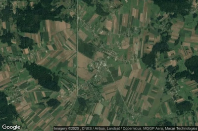 Vue aérienne de Juchnowiec Dolny