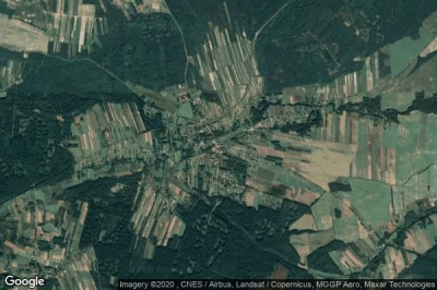 Vue aérienne de Horyniec-Zdroj