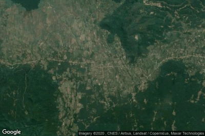 Vue aérienne de Cikendi