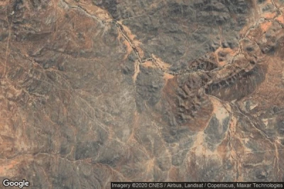 Vue aérienne de Flinders Ranges