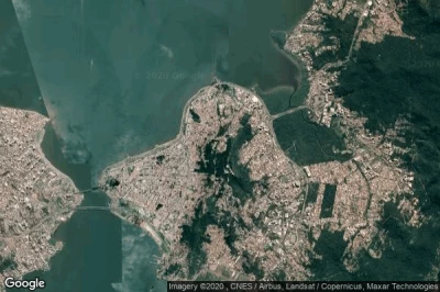 Vue aérienne de Morro da Cruz