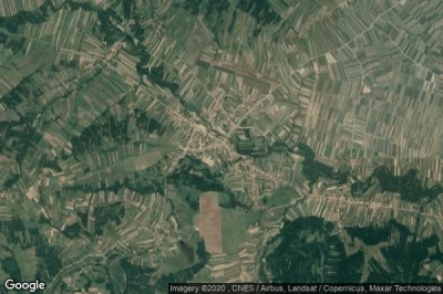 Vue aérienne de Bojnik