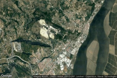 Vue aérienne de Vila Franca de Xira