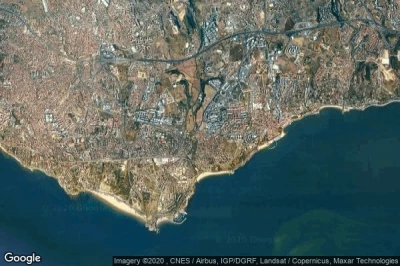 Vue aérienne de Oeiras e São Julião da Barra