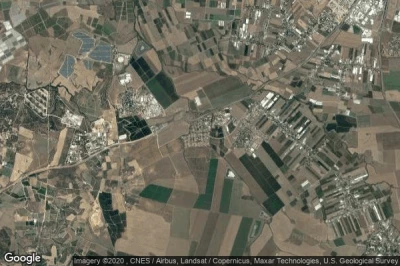 Vue aérienne de Merkaz Shapira