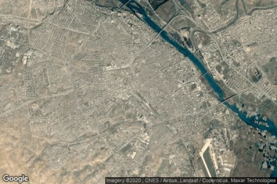 Vue aérienne de Mosul