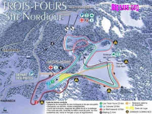 plan des pistes