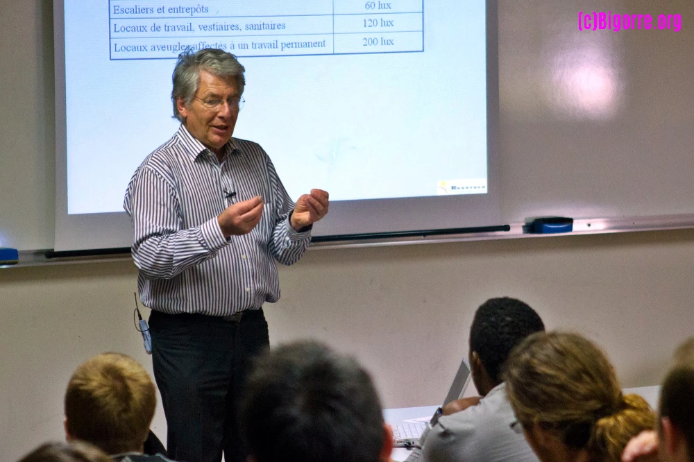 Olivier Sidler à l'IUT de Tarbes