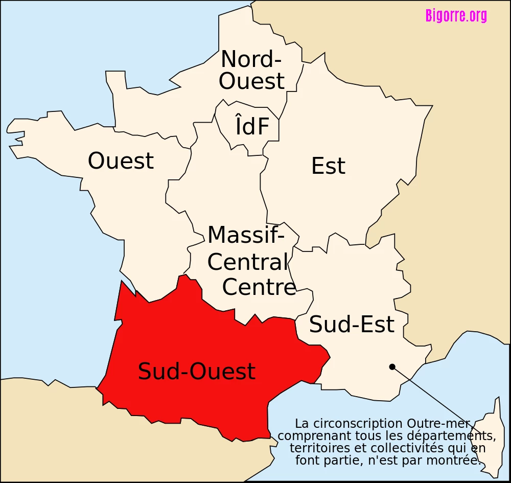 Circonscription pour les élections européenne