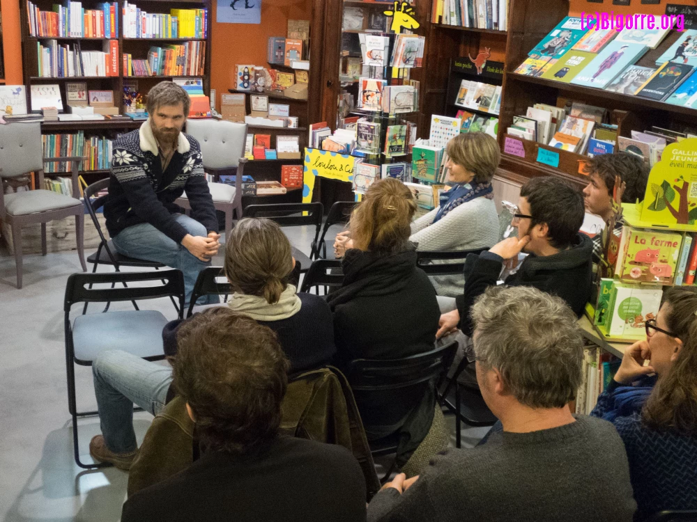 Lesture de Tryggve Kottar à la librairie Les Beaux Jours à Tarbes