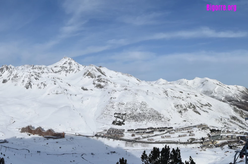 Webcam de La Mongie sur le domaine du Grand Tourmalet