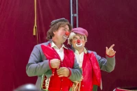 Les clowns du cirque Rico-Zavatta/ Stéphane Boularand (c)Bigorre.org