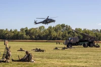 Les derniers réglages de la présentation qui aura lieu de 15h à 17h sur l’aérodrome de Tarbes-Laloubère./ Stéphane Boularand (c)Bigorre.org