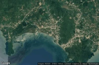 Vue aérienne de Ban Ao Nang