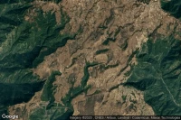 Vue aérienne de Cherrapunji