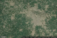 Vue aérienne de Chandausi
