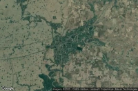 Vue aérienne de Thongwa