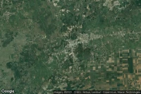 Vue aérienne de Chum Phuang