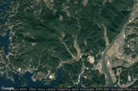 Vue aérienne de Nagasaki-ken