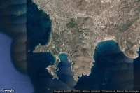 Vue aérienne de Vouliagmeni